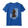 Bandiera Americana Bianco Boykin Spaniel Maglietta - Design Divertente per Amanti dei Cani - 4th Of July USA Patriottico