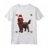 Boykin Spaniel Santa Hat Christmas - Boykin Spaniel Lover Maglietta - Ideale per Regali Natalizi per Amanti dei Cani