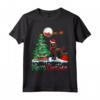 Merry Christmas Boykin Spaniel Santa Hat Xmas Maglietta - Festive Dog Lover Apparel for Xmas Party Celebration