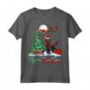 Merry Christmas Boykin Spaniel Santa Hat Xmas Maglietta - Festive Dog Lover Apparel for Xmas Party Celebration