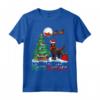 Merry Christmas Boykin Spaniel Santa Hat Xmas Maglietta - Festive Dog Lover Apparel for Xmas Party Celebration