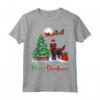 Merry Christmas Boykin Spaniel Santa Hat Xmas Maglietta - Festive Dog Lover Apparel for Xmas Party Celebration