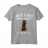 Solo Un Ragazzo Che Ama Cani Boykin Spaniel Maglietta - Regalo Divertente per Amanti Dei Cani - Indumento con Detto per Amanti del Boykin Spaniel