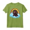 Simpatico Cucciolo di Cane Boykin Spaniel Colorato Arcobaleno Nuvola Kawaii Maglietta - Amore per i Boykin Spaniel - Unica e Carina