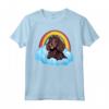 Simpatico Cucciolo di Cane Boykin Spaniel Colorato Arcobaleno Nuvola Kawaii Maglietta - Amore per i Boykin Spaniel - Unica e Carina
