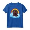 Simpatico Cucciolo di Cane Boykin Spaniel Colorato Arcobaleno Nuvola Kawaii Maglietta - Amore per i Boykin Spaniel - Unica e Carina