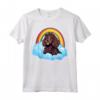 Simpatico Cucciolo di Cane Boykin Spaniel Colorato Arcobaleno Nuvola Kawaii Maglietta - Amore per i Boykin Spaniel - Unica e Carina