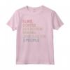 I Like Coffee My Boykin Spaniel And Maybe 3 People - Vintage Retro Maglietta Caffè per Amanti dei Cani Boykin Spaniel