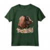 Boykin Spaniel Cane Floreale Maglietta - Ideale per Amanti dei Cani da Caccia - Leggera e Taglio Classico