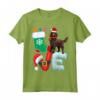 Boykin Spaniel Lover - Boykin Spaniel Santa Hat Christmas Xmas Maglietta - Regalo Ideale per Amanti dei Cani a Natale
