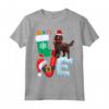 Boykin Spaniel Lover - Boykin Spaniel Santa Hat Christmas Xmas Maglietta - Regalo Ideale per Amanti dei Cani a Natale