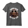Super Rad Boykin Dad - Divertente Maglietta per Papà di Boykin Spaniel - Ideale per la Festa del Papà