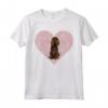 L'Impronta Digitale Amore Boykin Spaniel Maglietta - Design Divertente per Amanti dei Cani - Ideale come Regalo per il Cane