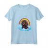 Donna Simpatico Cucciolo di Cane Boykin Spaniel Colorato Arcobaleno Nuvola Kawaii Maglietta - Ideale per Proprietari di Cani e Amanti dei Cuccioli - Acquista Online