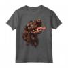 Boykin Spaniel Cartoon Artwork Maglietta - Leggera e Divertente - Ideale per Amanti dei Cani