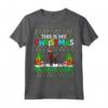 Boykin Spaniel Christmas Xmas Pajama Shirt - Funny Dog Lover Maglietta - Perfect Gift for Dog Owners