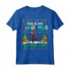 Boykin Spaniel Christmas Xmas Pajama Shirt - Funny Dog Lover Maglietta - Perfect Gift for Dog Owners