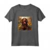 Boykin Spaniel Cane Fiori da Giardino Dipinto Pet Mamma Papà Maglietta - Regalo Unico per Proprietari di Boykin Spaniel