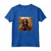 Boykin Spaniel Cane Fiori da Giardino Dipinto Pet Mamma Papà Maglietta - Regalo Unico per Proprietari di Boykin Spaniel