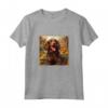 Boykin Spaniel Cane Fiori da Giardino Dipinto Pet Mamma Papà Maglietta - Regalo Unico per Proprietari di Boykin Spaniel