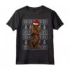 Natale Ugly Christmas Boykin Spaniel Maglietta - Santa Hat Xmas Design Divertente - Regalo per Amante dei Cani