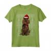 Natale Ugly Christmas Boykin Spaniel Maglietta - Santa Hat Xmas Design Divertente - Regalo per Amante dei Cani