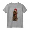 Natale Ugly Christmas Boykin Spaniel Maglietta - Santa Hat Xmas Design Divertente - Regalo per Amante dei Cani
