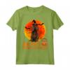 Divertente Boykin Spaniel Halloween Maglietta - Regalo per Amanti dei Cani - Happy Howl-o-ween
