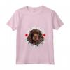 Donna Divertente Boykin Spaniel Rubare Cuori Blasting Farts Cane Maglietta con Collo a V - Ideale per Amanti dei Cani