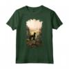 Boykin Spaniel Mountain Paw Design - Maglietta per Amanti dei Cani - Regalo per Natale, Ringraziamento o Compleanni