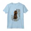 Camo American Flag Boykin Spaniel Maglietta - T-shirt Patriottica per Amanti dei Cani e Festaioli del 4 Luglio