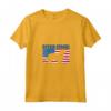 Donna Bandiera Americana HapTiger Maglietta con Collo a V - Regalo Compleanno o Natale per Amanti degli Animali