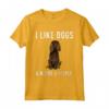 I Like Boykin Spaniel Dogs And Maybe 3 People - Maglietta Divertente per Amanti dei Cani - Regalo Ideale per Proprietari di Cane