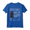 Funny Boykin Spaniel Cani Mi Redono Felice Maglietta - Regalo Divertente per Amanti dei Cani - Dog Lover Gift