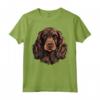 Carino Boykin Spaniel Face Cartoon - LBD Palude Barboncino Amante dei Cani Maglietta - Ideale per Proprietari di Cuccioli e Addestratori