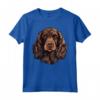 Carino Boykin Spaniel Face Cartoon - LBD Palude Barboncino Amante dei Cani Maglietta - Ideale per Proprietari di Cuccioli e Addestratori