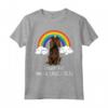Arcobaleno Mágico Unicorno Boykin Spaniel Maglietta - Regalo Divertente per Amanti dei Cani e Unicorni