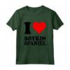 Amo Boykin Spaniel Maglietta - T-shirt con Cuore Rosso per Amanti dei Cani Boykin Spaniel