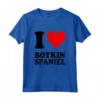 Amo Boykin Spaniel Maglietta - T-shirt con Cuore Rosso per Amanti dei Cani Boykin Spaniel