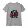Pop Art Boykin Spaniel Cane Razza Grafica Maglietta - Ideale per Amanti della Grafica e Proprietari di Cani