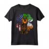 Irlandese Giorno San Patrizio Boykin Spaniel Maglietta - Regalo per Amanti dei Cani con Bandiera Americana
