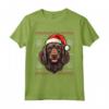 Boykin Spaniel Cappello di Babbo Natale Divertente - Maglietta per Amanti dei Cani - Regalo Ideale per Natale, Ringraziamento o Compleanni
