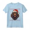 Boykin Spaniel Cappello di Babbo Natale Divertente - Maglietta per Amanti dei Cani - Regalo Ideale per Natale, Ringraziamento o Compleanni