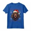 Boykin Spaniel Cappello di Babbo Natale Divertente - Maglietta per Amanti dei Cani - Regalo Ideale per Natale, Ringraziamento o Compleanni