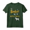 My Seeker is Boykin Spaniel - Boykin Spaniel Maglietta per Amanti dei Cani e Appassionati di Magia - Regalo Unico per Proprietari di Boykin Spaniel