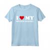 I Heart Dog Dad Mom - Amo Boykin Spaniel Maglietta per Amanti dei Cani - Ideale per Regali e Feste