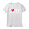 I Heart Dog Dad Mom - Amo Boykin Spaniel Maglietta per Amanti dei Cani - Ideale per Regali e Feste