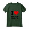 Donna Amo Boykin Spaniel Maglietta con Collo a V - Cuore Rosso I Love - Ideale per Amanti dei Cani