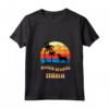 Donna Boykin Spaniel Mamma Retro Tramonto Boykin Spaniel Puppy Maglietta con Collo a V - Ideale per gli Amanti dei Cani Boykin Spaniel