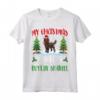 Boykin Spaniel Wearing Santa Hat Christmas Spirit Maglietta - Unique Xmas Gift for Dog Lovers